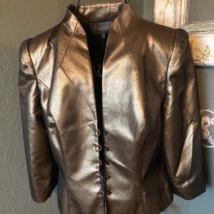 Theia Gold Metallic Jacket